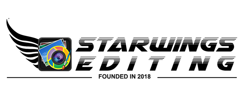 Star Wings Editing Logo